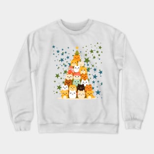 Tree Flat Kawaii Crewneck Sweatshirt